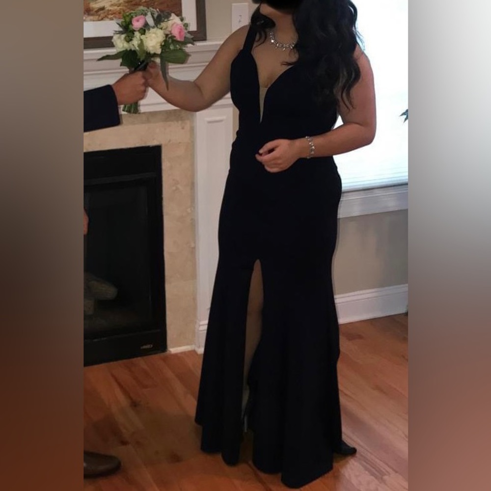 Sherri Hill Navy gown